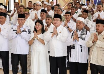 Wali Kota Pematangsiantar Wesly Silalahi Hadiri Acara Pembukaan Bimbingan Manasik Haji Jamaah Calon Haji (JCH) Kota Pematangsiantar Tahun 1447 H/2026 M.