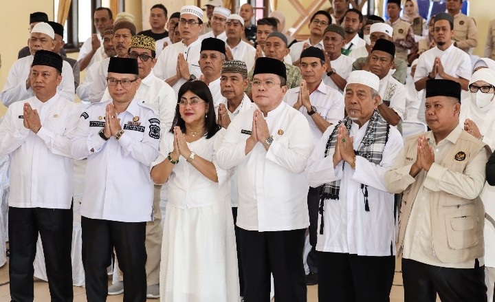 Wali Kota Pematangsiantar Wesly Silalahi Hadiri Acara Pembukaan Bimbingan Manasik Haji Jamaah Calon Haji (JCH) Kota Pematangsiantar Tahun 1447 H/2026 M.