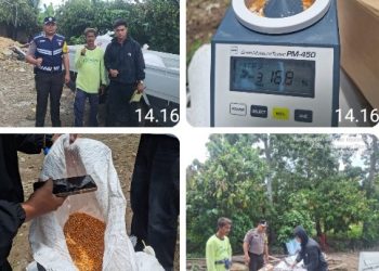 Polseķ Siantar Marihat Lakukan Pendampingan Penjualan Jagung Warga Binaan.