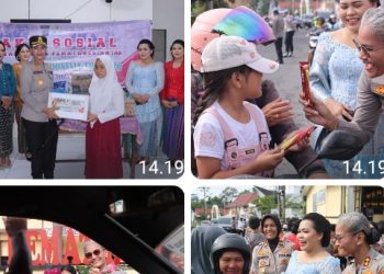 Hari Kartini Indonesia Tahun 2026, Polres Pematangsiantar Gelar Bakti Sosial.