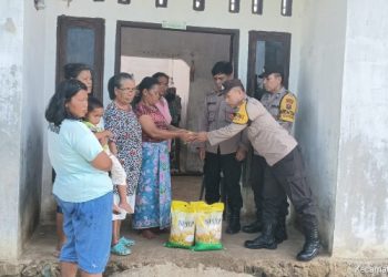 Berintegritas & Melayani, Polsek Siantar Martoba Berikan Bantuan Kepada Warga Terkena Bencana Alam.