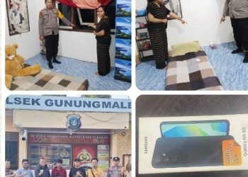 Polsek Gunung Malela Bergerak Cepat, Pelaku Pencurian HP Di Cafe Pondok Melati Ditangkap Sembunyi di Dalam Lemari Pakaian.