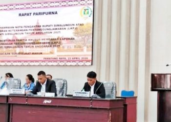 Pemkab Simalungun Sampaikan Nota Pengantar LKPJ Tahun Anggaran 2025 Ke DPRD.