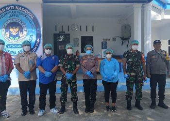 Wakapolsek Siantar Marihat Bersama Tiga Pilar Cek Dapur SPPG Yayasan Karya Lentena Anak Negeri.