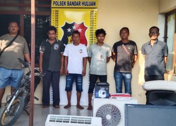 Gerak Cepat, Reskrim Polsek Bandar Huluan Ringkus Tiga Pelaku Curat dalam Satu Malam, Kerugian Korban Capai Rp 14,5 Juta.
