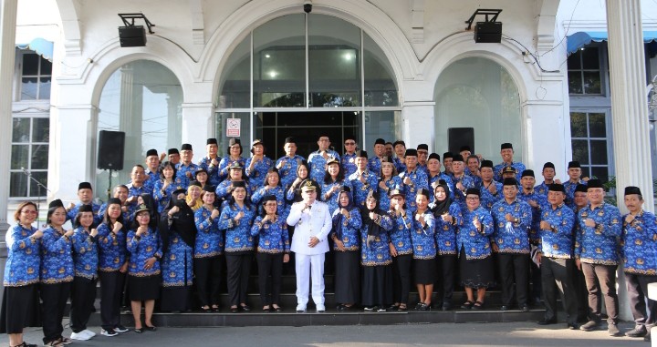 Wali Kota Pematangsiantar Wesly Silalahi, SH MKn Bertindak sebagai Inspektur Upacara Peringatan Hari Otonomi Daerah Ke - 30 Tahun 2026.
