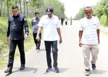 Komitmen Kerja Nyata Untuk Masyarakat, Pemkab Simalungun Bangun Infrastruktur Jalan.