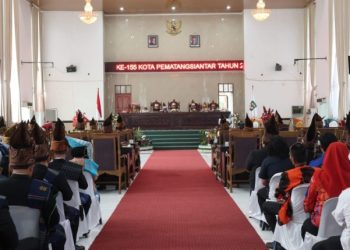 Rapat Paripurna DPRD Pematangsiantar Hari Jadi Pematangsiantar Ke - 155.