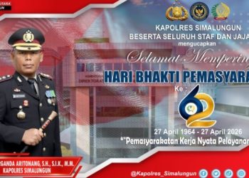 Polres Simalungun Sampaikan Ucapan Selamat Hari Bhakti Pemasyarakatan Ke - 62, Wujud Nyata Polri Humanis & Berintegritas.