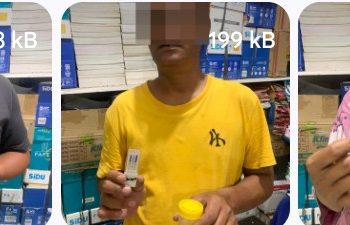Polsek Siantar Barat Amankan Tiga Orang Positif Pengguna Sabu di Jalan Jintar Saragih.