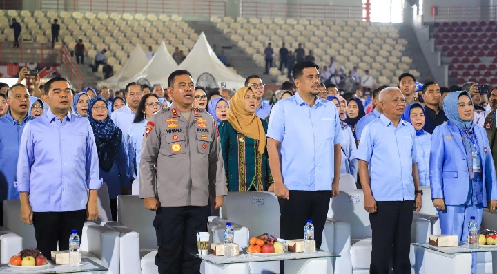 Wali Kota Pematangsiantar Wesly Silalahi, SH, MKn Diwakili Wakil Wali Kota Herlina Hadiri Peringatan Hari Buruh Internasional (May Day) 2026.