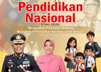 Hardiknas 2026, Kapolres Simalungun AKBP Marganda Aritonang Serukan Kolaborasi Wujudkan Pendidikan Bermutu Untuk Semua.