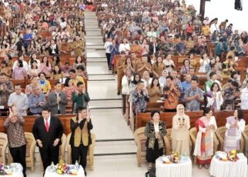 Pemkab dan Masyarakat Simalungun Gelar Perayaan Paskah Oikumene Tahun 2026 di GKPS Kongsilaita.