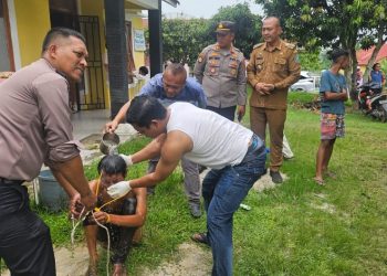 Wujud Nyata Polri Humanis : Kapolsek Gunung Malela Pimpin Langsung Penanganan Odgj Penggali Kuburan, Koordinasi Lintas Instansi Tuntas Dalam Sehari.