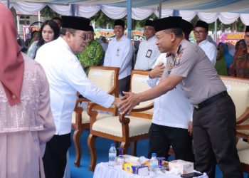 Wakapolres KOMPOL Budiono Saputro Hadiri Pawai Ta'aruf dan Pembukaan MTQ Tingkat Kota Pematangsiantar Tahun 2026.