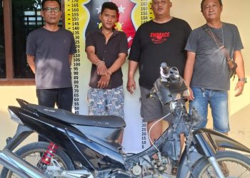 Gerak Cepat Polsek Bandar Huluan, Pelaku Curanmor Berhasil Ditangkap & Barang Bukti Diamankan.