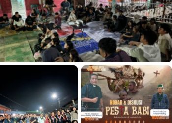 Merawat Nalar Kritis di Tengah Krisis Demokrasi : Kelompok Cipayung Pematangsiantar Gelar Nobar Film “Pesta Babi”.
