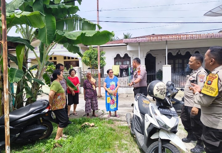 Kapolsek Sianțar Marihat Pengecekan Polsubsektor Jalan Jambu Bol & Mesin Pipil Jagung.