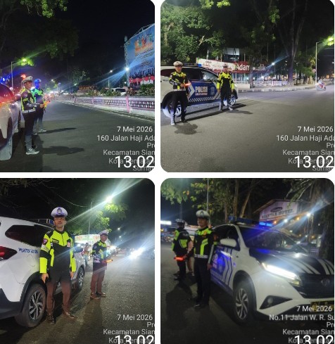 Sat Lantas Polres Pematangsiantar Laksanakan BLP Guna Memelihara Kamtibmas & Kamseltibcar Lantas.