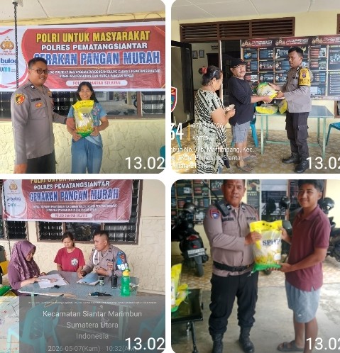 Polsek Siantar Selatan GPM, 74 Zak Beras SPH Terjual.