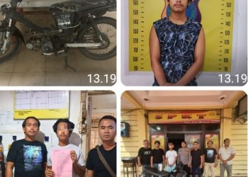Polsek Siantar Utara Amankan Dua Terduga Pelaku Pencurian HP.