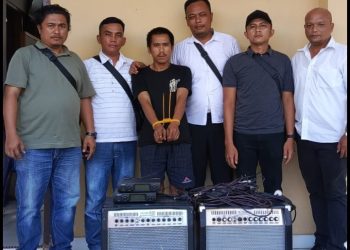 Polsek Tanah Jawa Polres Simalungun, Berhasil Ungkap Kasus Pencurian di Gereja.