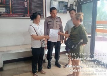 Polsek Siantar Utara Selesaikan Dugaan Kasus Pengerusakan Dengan Problem Solving.