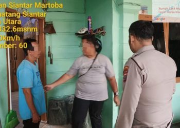 Respon Cepat CC 110, Polsek Siantar Martoba Cek TKP Laporan Dugaan KDRT.