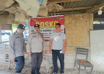 Sampaikan Himbauan Bahaya Narkoba Polsek Siantar Marihat Laksanakan Patroli.