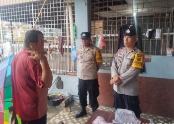 Laporan Melalui 110, Polsek Siantar Timur Cek TKP Keributan di Jalan SM Raja.