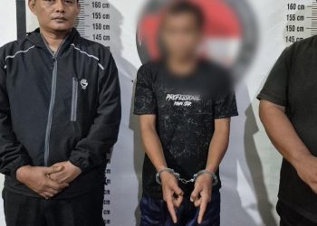Komitmen Tak Surut Berantas Narkoba, Polsek Jorlang Hataran Ringkus Terduga Pelaku Sabu di Simpang Kasindir.