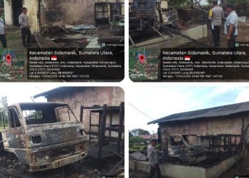 Respons Cepat Polres Simalungun Tangani Kebakaran Gudang B3 PPTK, Satu Unit Truk Colt Diesel Hangus Terbakar — Tidak Ada Korban Jiwa.