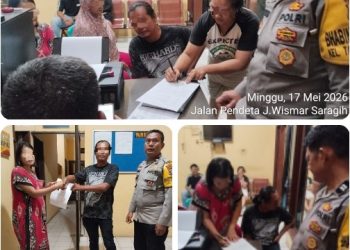 Polri Untuk Masyarakat, Polsek Siantar Martoba Selesaikan Permasalahan Dugaan KDRT Warganya.