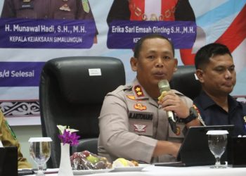 Kapolres Simalungun Hadiri Rakor Forkopimda, Perkuat Sinergi Lintas Sektoral Demi Keamanan & Kesejahteraan Masyarakat.