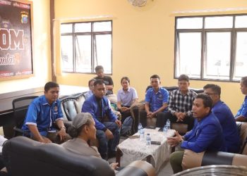 Teks Foto : Pertemuan Pengurus GAMKI Siantar Dengan Kapolres.