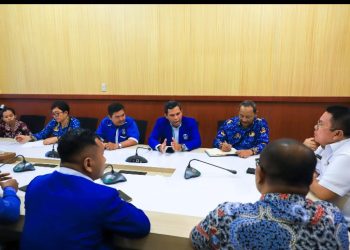 Wali Kota Wesly Silalahi, SH, MKn Terima Audiensi Pengurus DPC GAMKI Kota Pematangsiantar.