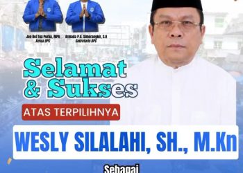 Wesly Sebagai Ketua Partai Gerindra Siantar, Ini Pesan yang Disampaikan GAMKI.