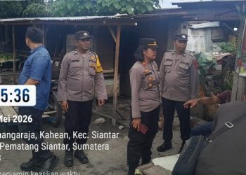 Respon Cepat , Kapolseķ Sianțar Utara Lakukan Pengecekan di Eks Terminal Sukadame Parluasan.
