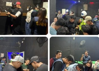 Cegah Peredaran & Penyalahgunaan Narkoba, Polres Pematangsiantar Razia Gabungan di THM.