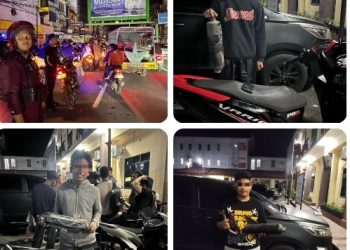 Polres Pematangsiantar Gelar Patroli Hingga Subuh & 3 Sepedamotor Knalpot Brong Diamankan.