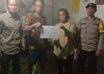 Bhabinkamtibmas Polsek Siantar Barat Selesaikan Dugaan Pencurian HP di Jalan Rajawali Dengan Mediasi.