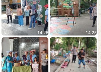 Berikan Rasa Aman, Polsek Siantar Barat Patroli KRYD di Lokasi Objek Vital.