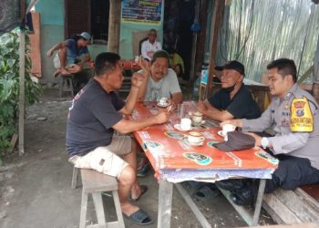 Polsek Siantar Barat Rutin Patroli Kampung Bebas Dari Narkoba.
