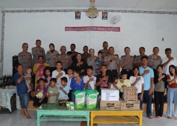 Polres Pematangsiantar Gelar Baksos di Panti Asuhan Thabita-Care.