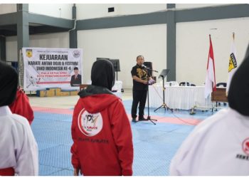 Ketua DPRD Kota Pematangsiantar Timbul Lingga, SH Buka Kejuaraan Karate & Festival Tako Indonesia.