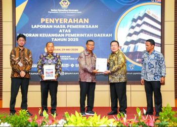 Pemko Pematangsiantar Meraih Opini WTP Atas LKPD Tahun 2025 Langsung  Diserahkan oleh Kepala BPK RI Perwakilan Sumut.