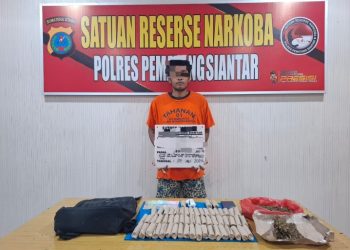 Polres Pematangsiantar Ungkap & Amankan Warga Gang Pulut Putih Milik Ganja.