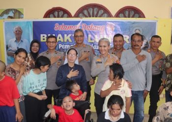 Kapolres Pematangsiantar Bakti Sosial di Panti Asuhan.
