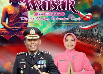Kapolres Simalungun AKBP Marganda Aritonang Beserta Bhayangkari Sampaikan Selamat Hari Raya Waisak 2570 BE, Ajak Masyarakat Jaga Persatuan Bangsa.