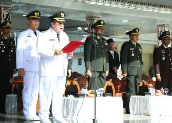 Wali Kota Pematangsiantar Wesly Silalahi, SH, MKn Menjadi Inspektur Upacara Peringatan Hari Lahir Pancasila Tahun 2026.